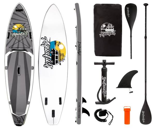 AQUALUST 10'8" CRUISER SUP Board Stand Up Paddle Surf-Board ISUP Kajakpaddel und Leash