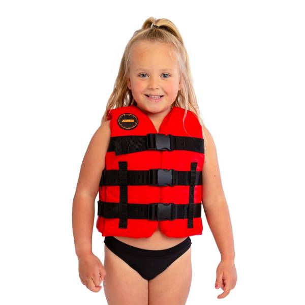 Jobe Nylon Life Vest Youth Kinder Schwimmweste Schwimmhilfe Red