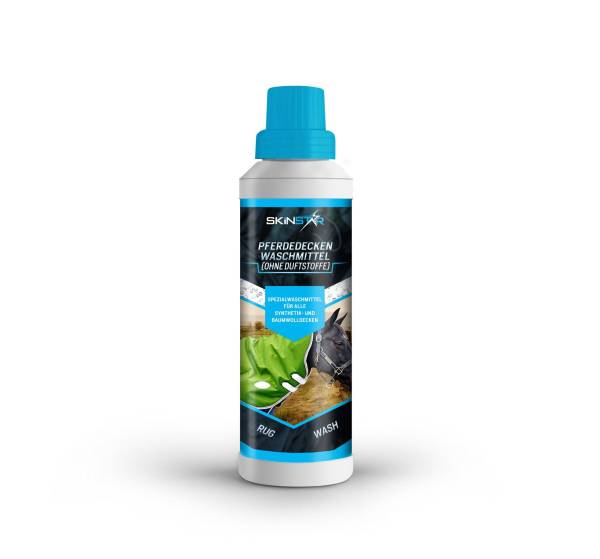 SkinStar Pferdedecken-Waschmittel 500ml ohne Duftstoffe Rug Wash Waschpflege