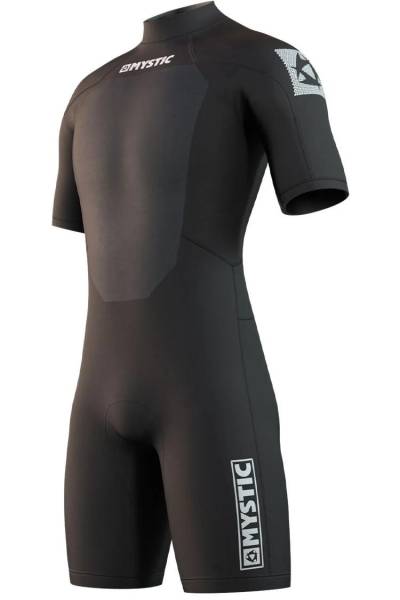 Mystic Neoprenanzug Brand Shorty Bzip FL 3/2mm Herren Wetsuit Black