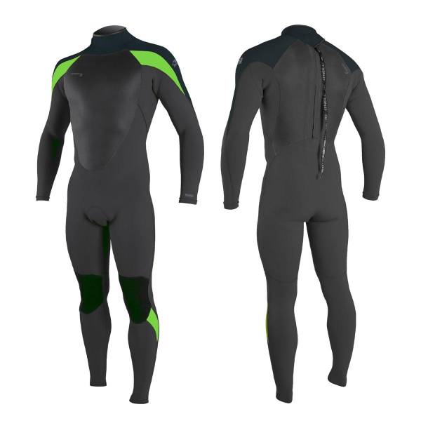 O'Neill Epic 4/3mm FullSuit Back Zip Neoprenanzug Super Stretch Neopren Wetsuit Dayglo