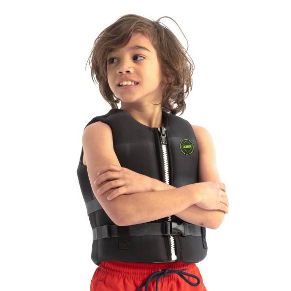 JOBE Neopren Vest Kids Neo Vest Kinder Schwimmweste Neoprenwest black