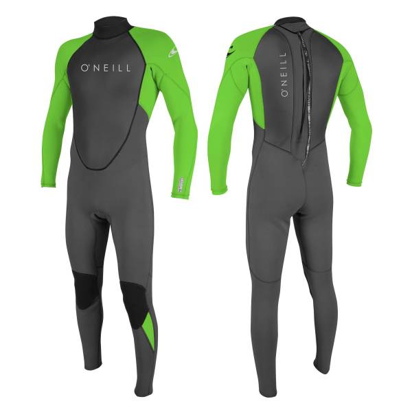 O'NEILL REACTOR-2 3/2 Back Zip Herren FullSuit Spring Neoprenanzug Wetsuit Dayglo