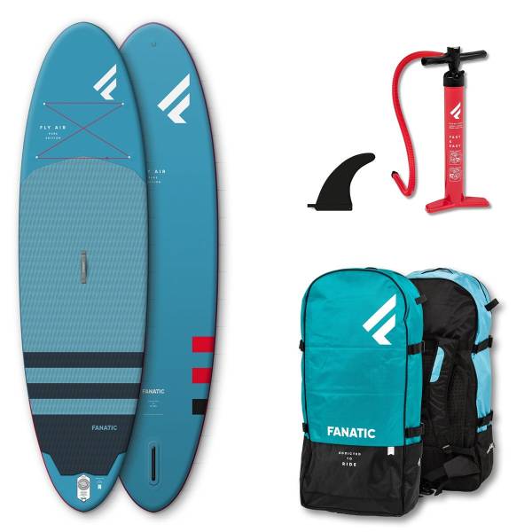 FANATIC FLY AIR Stand up Paddle Board, SUP Surfbrett, Surf-Board, Set aufblasbar