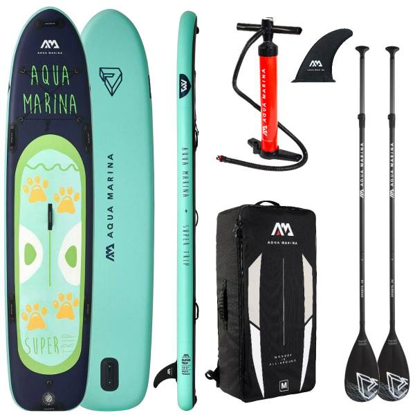 Aqua Marina Inflatable Super Trip Family SUP Stand Up Paddle Board Surf ISUP SET