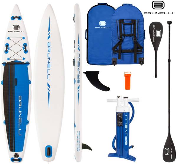 BRUNELLI 12.6 Premium SUP Touring iSUP Double Layer Surf-Board 381cm