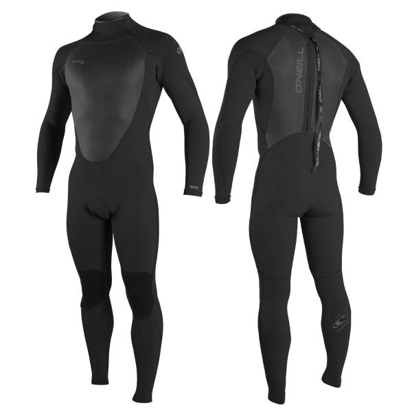 O'Neill Epic 4/3mm FullSuit Back Zip Neoprenanzug Super Stretch Neopren Wetsuit black