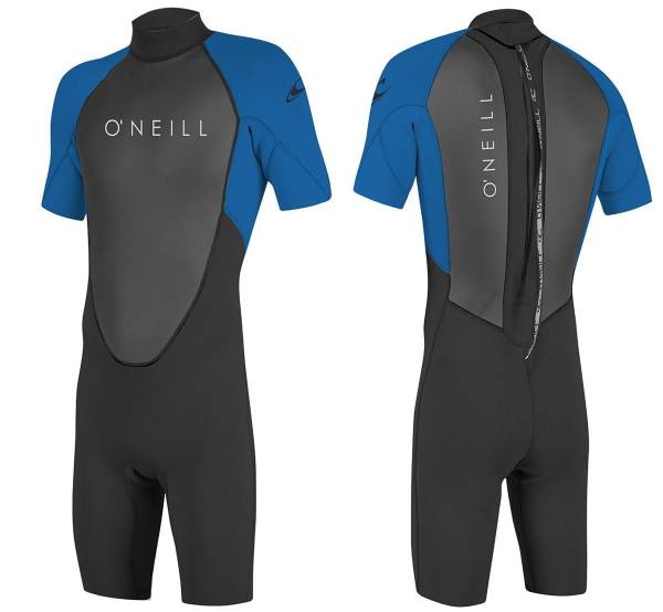 O'NEILL YOUTH REACTOR-2 2mm Back Zip Kinder Shorty S/S Spring Neoprenanzug Wetsuit Ocean