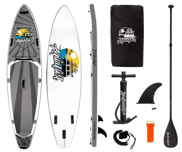 AQUALUST 10'8" CRUISER SUP Board Stand Up Paddle Surf-Board ISUP Paddel und Leash